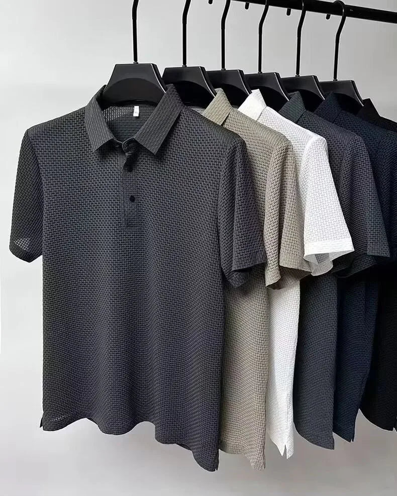 Men's Ice Silk Mesh Polo