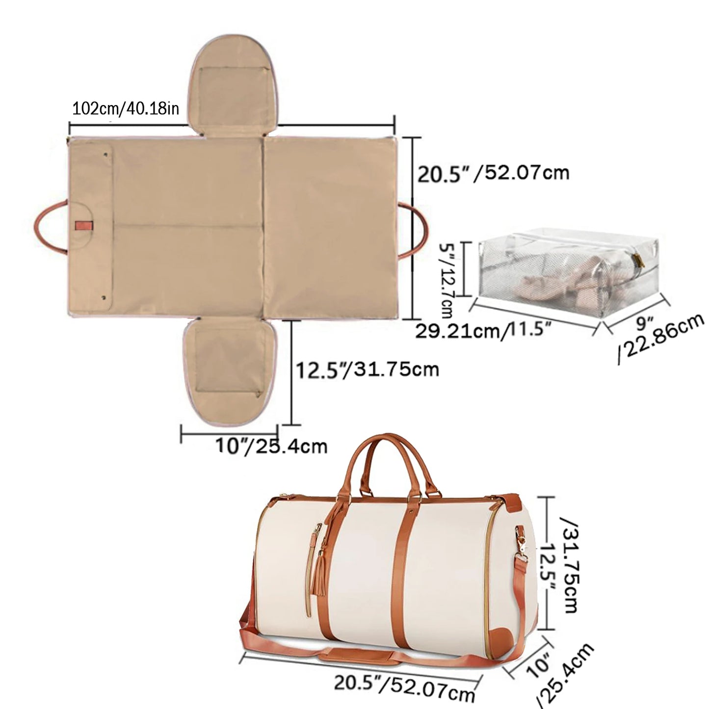 More Life Wearing™ SmartFold Carry-On