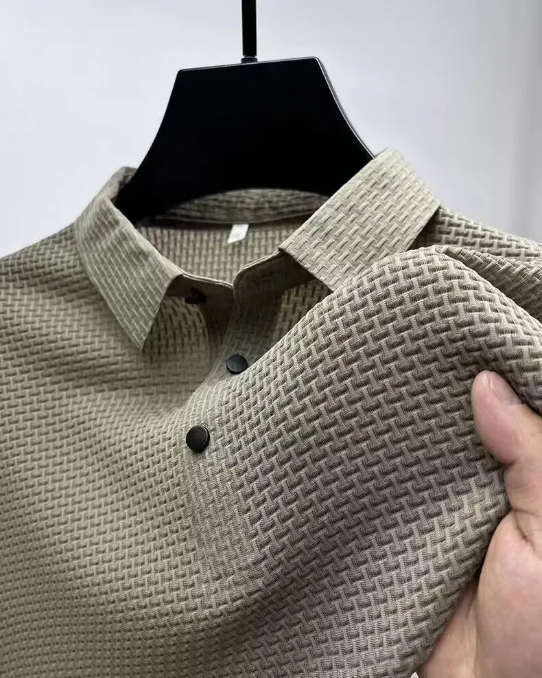 Men's Ice Silk Mesh Polo