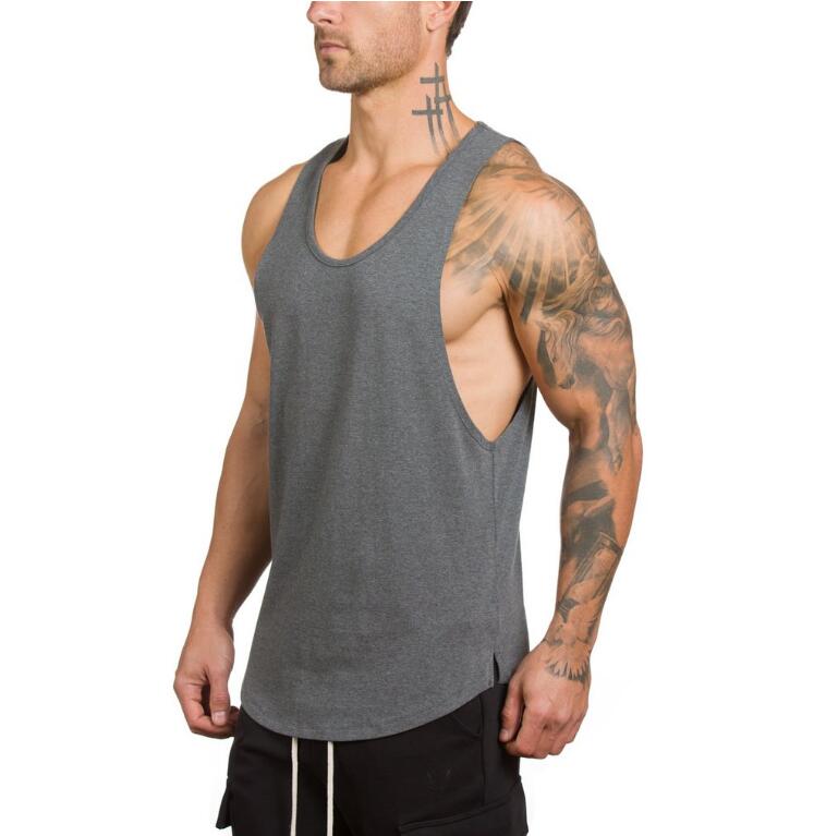 Gym clothing Men Bodybuilding and Fitness Stringer Tank Top